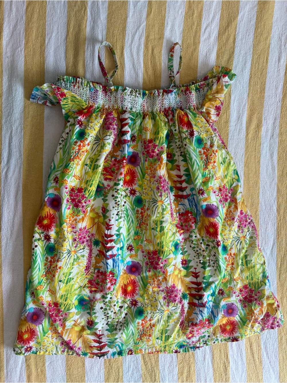 Janie and Jack Floral Multicolor Sundress